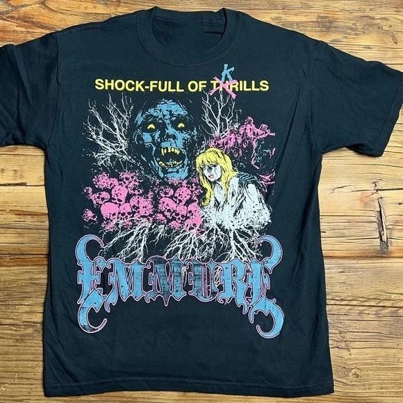 Emmure Rock Music Band Short Sleeve Black All Size Shirt TU430 Unisex T-Shirt L