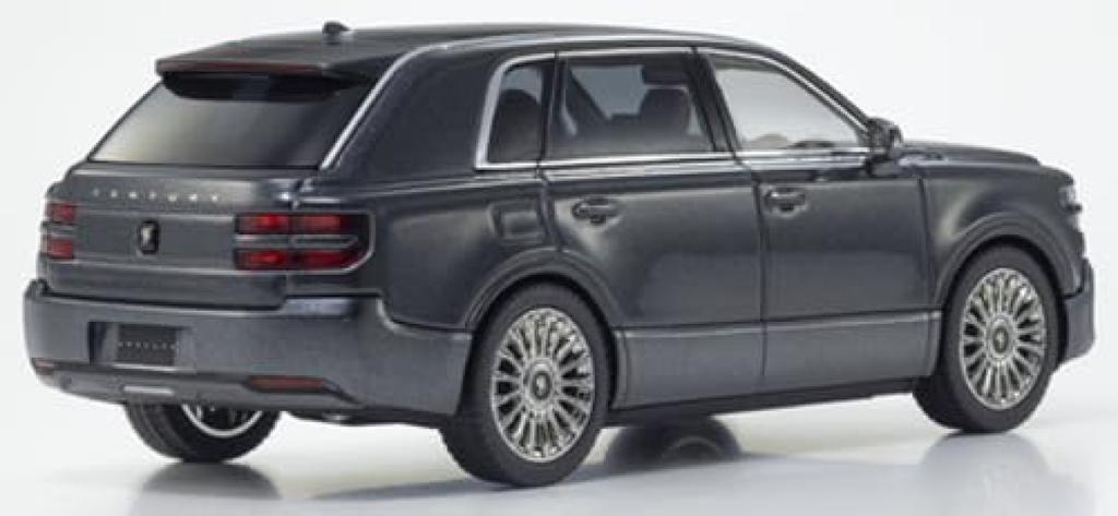 Kyosho Original Scale Toyota Century with Finished KS03926G 1/43 (Dawn Monochrome) (Gray) Mid-Brown Interior, Model,