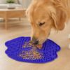 Pet Slow Food Mat with Strong Suction Cup, Puppy Head Design Pet Feeding Mat, Dog Slow Eating Bowl Accessory for Prevent Choking Anxiety Relief