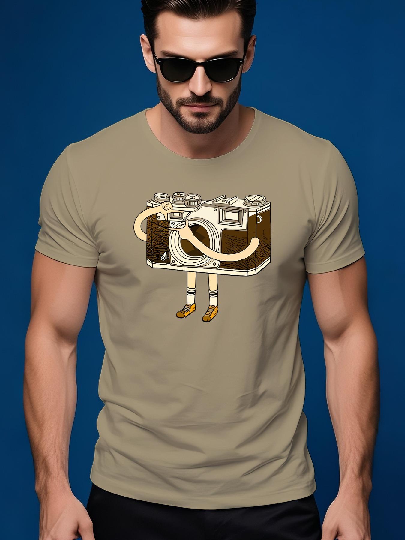 Retro Camera Graphic Tshirt - Vintage Photography Design ... S