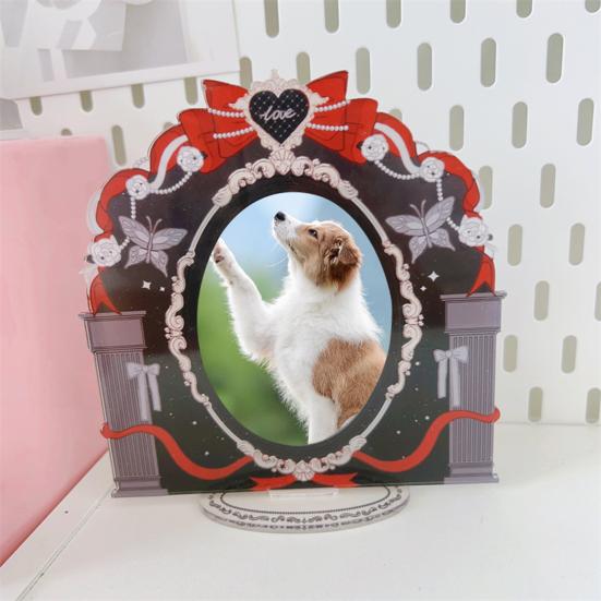 Acrylic Standing Photo Frame Stylish Desktop Decor Sturdy Dustproof Waterproof for Your Favorite Photos