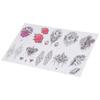 10pcs Temporary Tattoos Paper Individuality Flower Women Girl Fake Tattoo Stickers