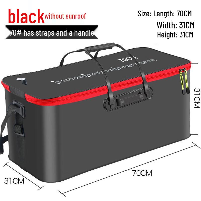 Foldable EVA Fishing Live Bait Bucket