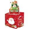 Santa Claus Red Pattern Paper Gift Box Holiday Christmas Prop Atmosphere