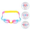 Anti Fog Waterproof Kids Swim Goggles PC Silicone Lens Colorful Adjustable Strap Swimming Diving Eyewear UV Safe