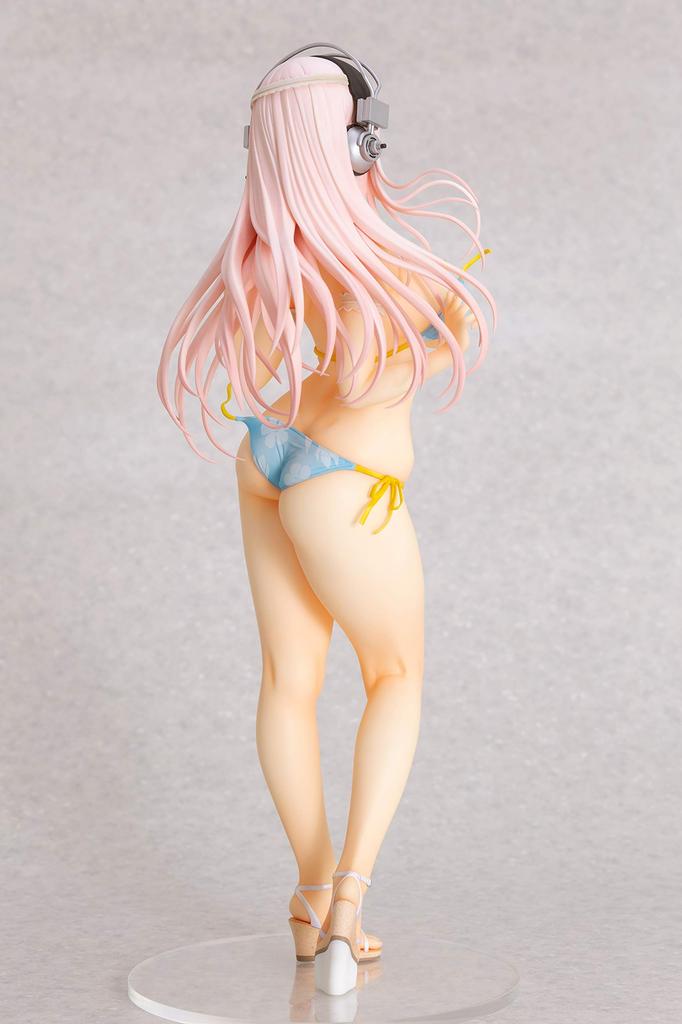 Orchid Seed Super Sonico Summer Vacation Scale PVC Complete Figure Resale PVC285 Ver. 1/4.5 Pre-painted