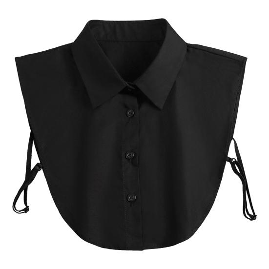 Denim Fake Collar Lapel Women Easy Button-On Shirt Collar Sweaters Dresses Jackets Layering Accessory