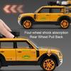 1:24 Defender Range Rover Car Model Toy Doors Opened Music Light Shock Absorption SUV Alloy Off-road Vehicles Toys for Boys
