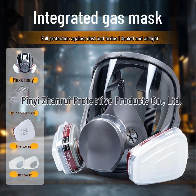 6800 Full Face Gas and Dust Mask for Spray Painting, Pesticide, and Chemical Protection