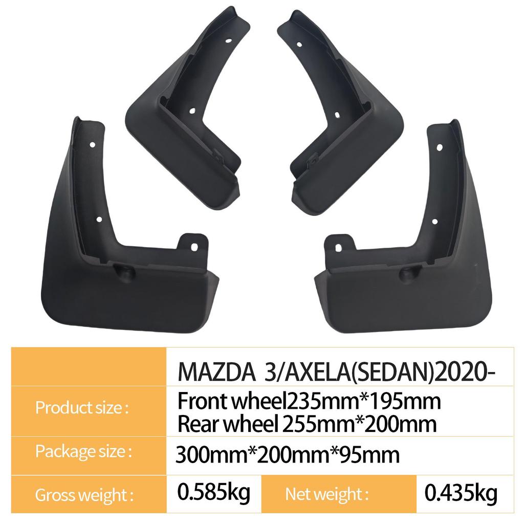 Mazda 3 Axela Sedan 2020 Tire Mudguards