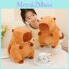 Weiches und kuscheliges Capybara Plüschtier für den Winter, Handwärmer und Kuschelfreund, Geschenk
