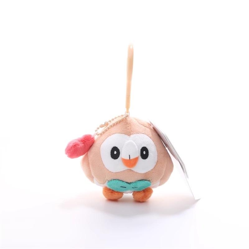 Genuine Rowlet Love Series Kawaii Plush Stuffed Toy Keychain Backpack Pendant Keyring Doll Birthday Gifts For Kid Boys