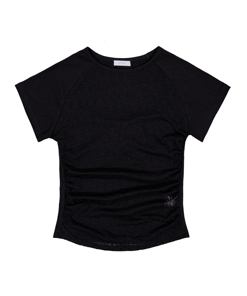 Leoninghai Lace Raglan H/S Tee [Black]