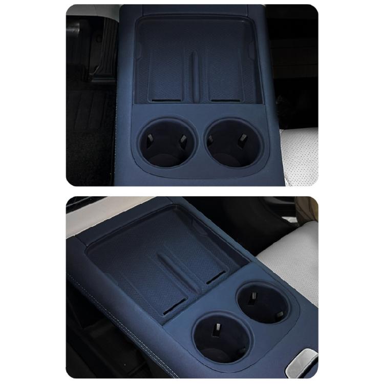 Central Control Silicone Pad Water Cup Holder Insert Pad for Xpeng G6 Auto Accessories Anti Slip Pad
