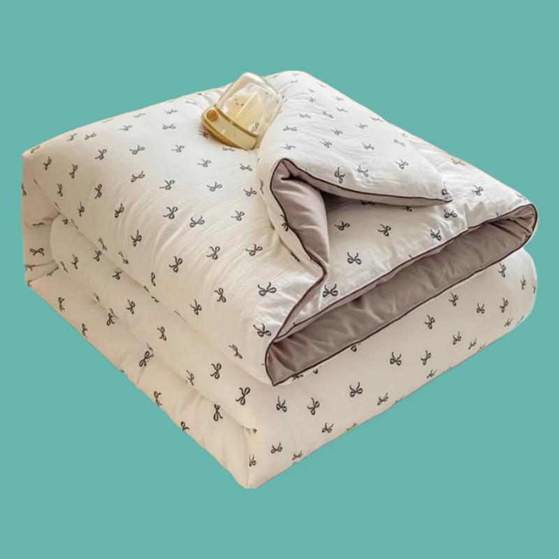 Printed Class A Raw Cotton Soybean Quilt Thickened Spring And Autumn Quilt Soybean Fiber Winter Quilt