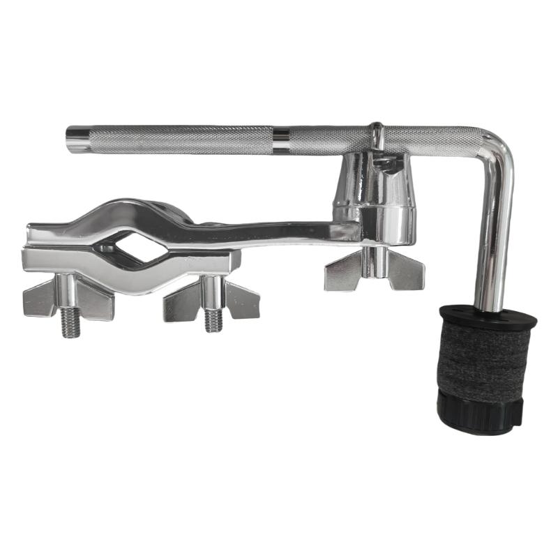 Drum Extension Clamp Drum Support Drum Holder Stand Drum Clamp Extension Clip Cymbal Drum Arm Stand Holder with Felt Pad