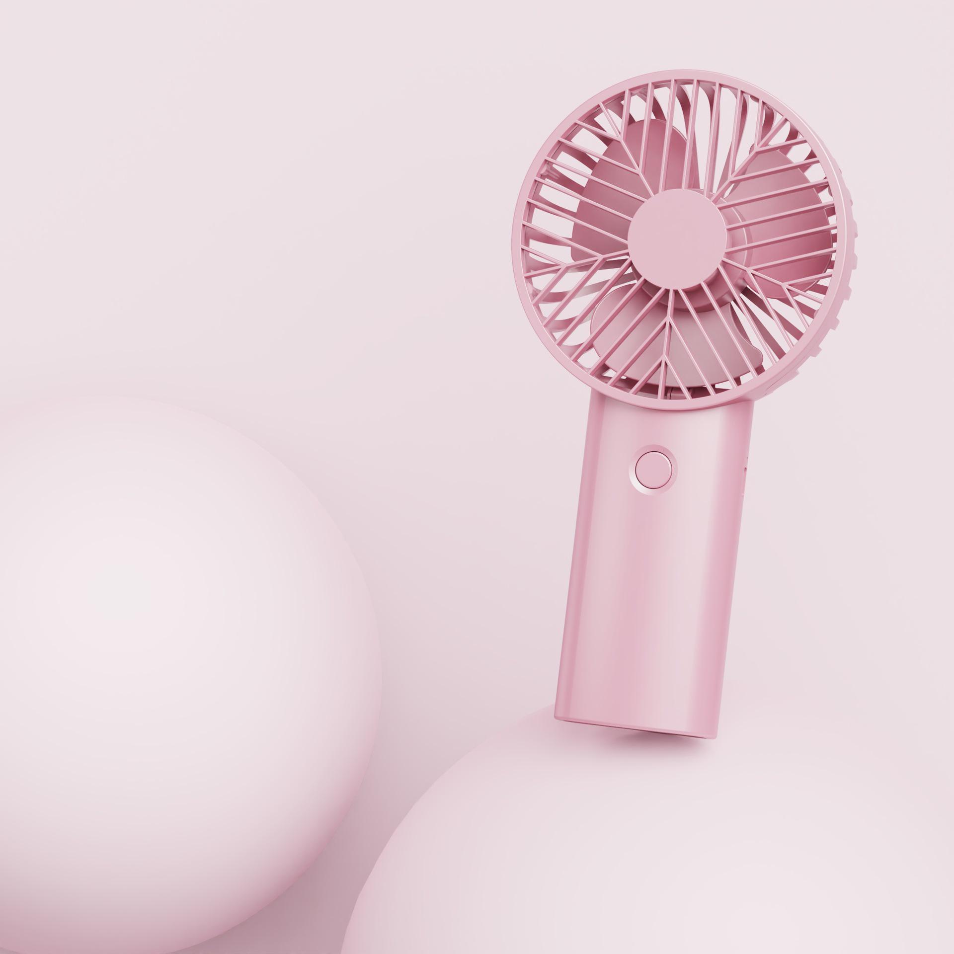 

Portable Handheld USB Fan: Rechargeable, Multifunctional for Home, Dorm, Classroom & Outdoor Use 3-speed + Data Cable + Color Box