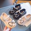 Mädchen Lederschuhe Niedliche Schleife Mädchen Prinzessin Schuhe Weichen Boden Herbst Kinder Student Kleines Mädchen Schuhe