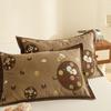 4-Layer Cotton Gauze Pillowcase Set Adults With Snap Soft Breathable Bedding Cover