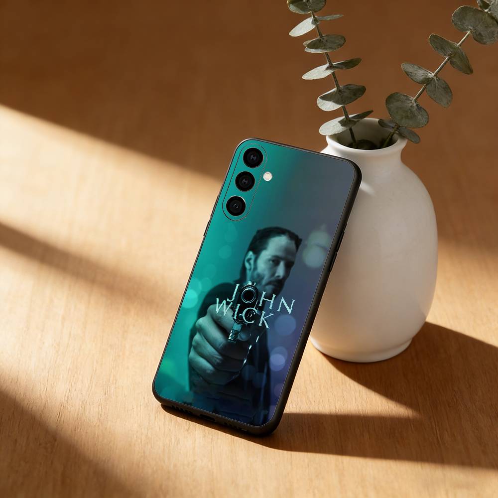 Classic films John wick Phone Case For Samsung Galaxy A91,80,73,72 ,71,53,52,32 ,31,22,21s,20,Soft Black Case