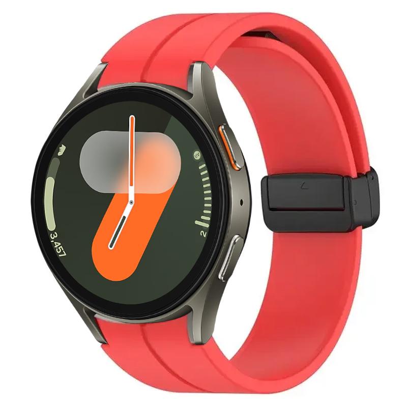 Silicone Band for Samsung Galaxy Watch 7 FE 40mm 44mm Strap Smartwatchh Magnetic Buckle Wrist Bracelet Galaxy Watch7 Watchband