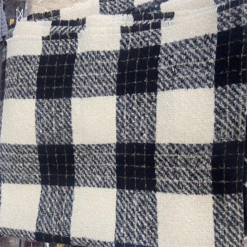 Korean Style Red Christmas Women's Imitation Cashmere Scarf - Thick, Warm Neck Warmer, Perfect New Year Couple Gift