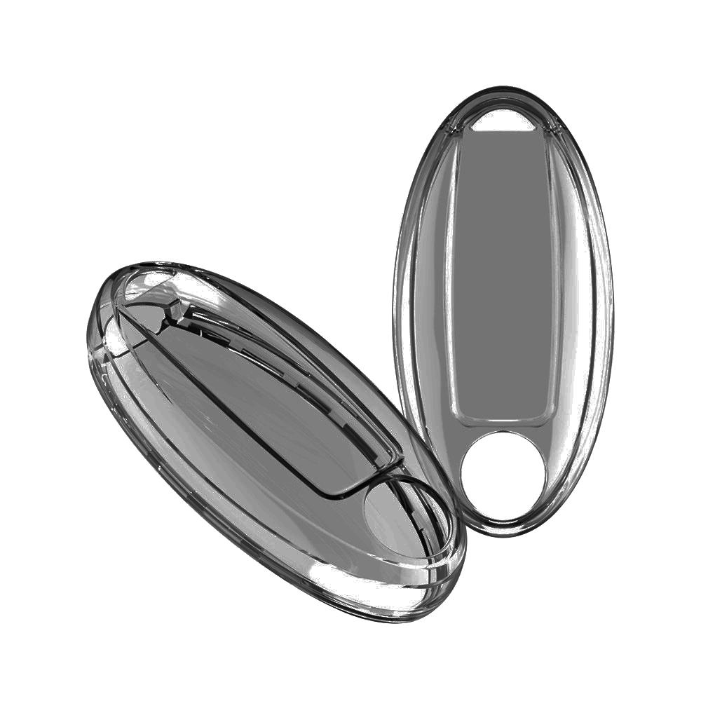 

Transparent Soft TPU Key Case For Nissan Qashqai J10 J11 X-Trail T31 T32 Kicks Tiida Versa Murano Note Juke Micra Rouge Cover прозорий колір чорний
