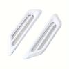Universal 2Pcs Chrome Car SUV Air Flow Fender Side Vent Decoration Sticker