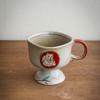 Japan Exports Medieval Clay Spray-Painted Rabbit Ceramic Cup High-Value Coffee Cup Goblet Japanese Style