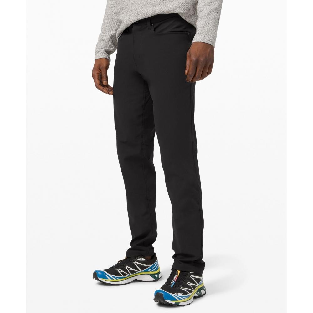

Lululemon Abc Classic Fit 5 Pocket Pant 34l Warpstreme Black 31/34