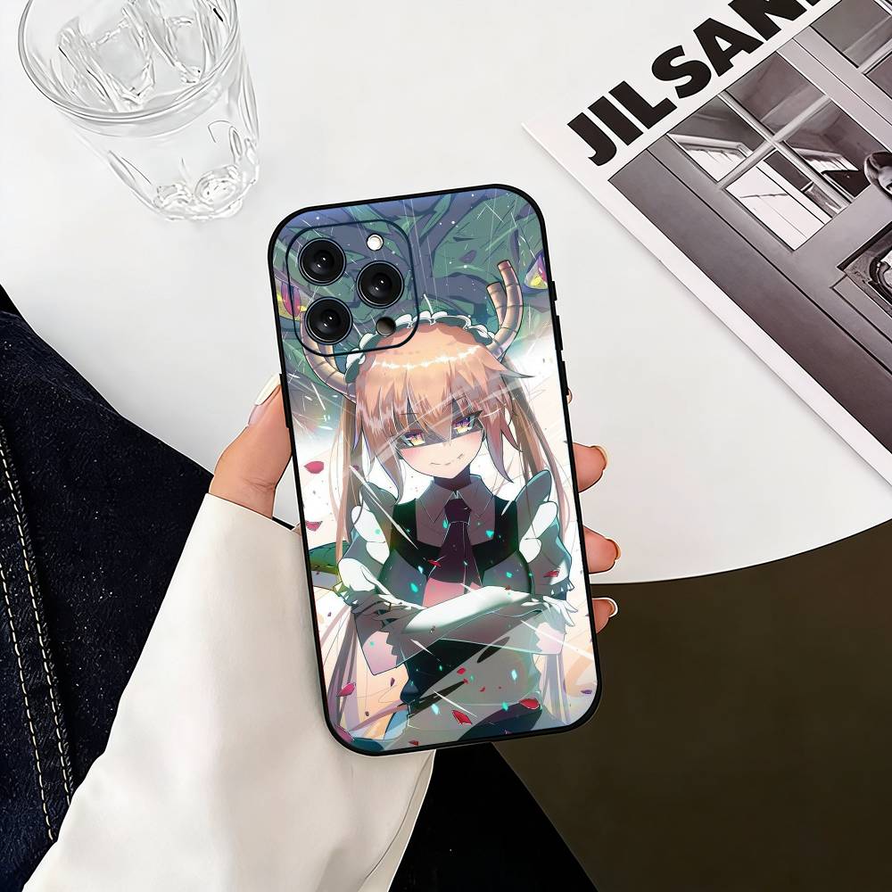 D-Dragon Maid Tohru Ilulu Phone Case Silicone Soft For IPhone 17 16 15 14 13 12 11 X XR Plus Pro Max Plus