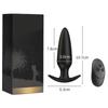 Vibrerende rumpestøpsler Dildo Vibrator Prostatamassasje Trådløs fjernkontroll Analplugg G-punktstimulator Sexleketøy for kvinne