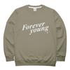 BE COOL Forever Young Crewneck Khaki