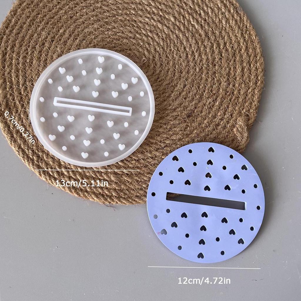 Round Socket Candlestick Holder Silicone Mould Candle Insert Holder Resin Mould Holiday Ambient Lights Mold Festival Home Decor