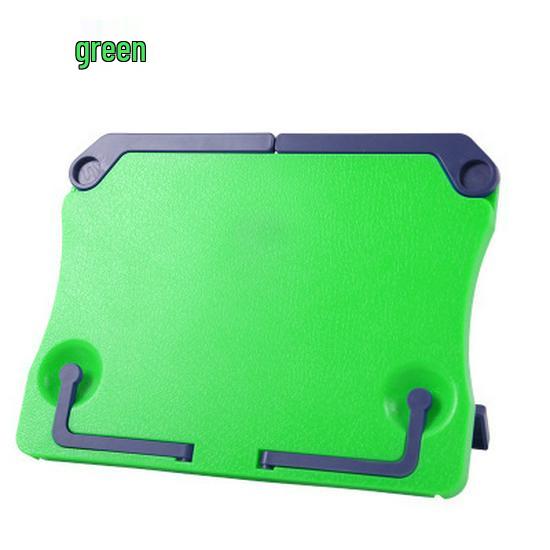 Складная настольная подставка для нот и книг - Портативный аксессуар для нот и чтения зелёный