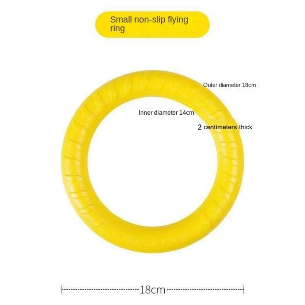 Indestructible Dog Ring Toys - Floating & Flying Chewing Training Tools for Small Medium Large Dogs - Fetch Throwing Catching