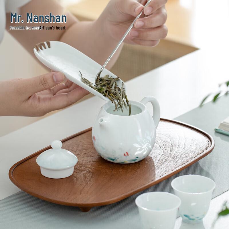 Nanshan Gentleman Hand-painted Ceramic Gongfu Teapot