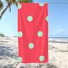 Black and White Polka Dot Beach Towel Absorbent Quick Dry Sandproof Towel Classic Retro Polka Dot Print Summer Towel for Beach