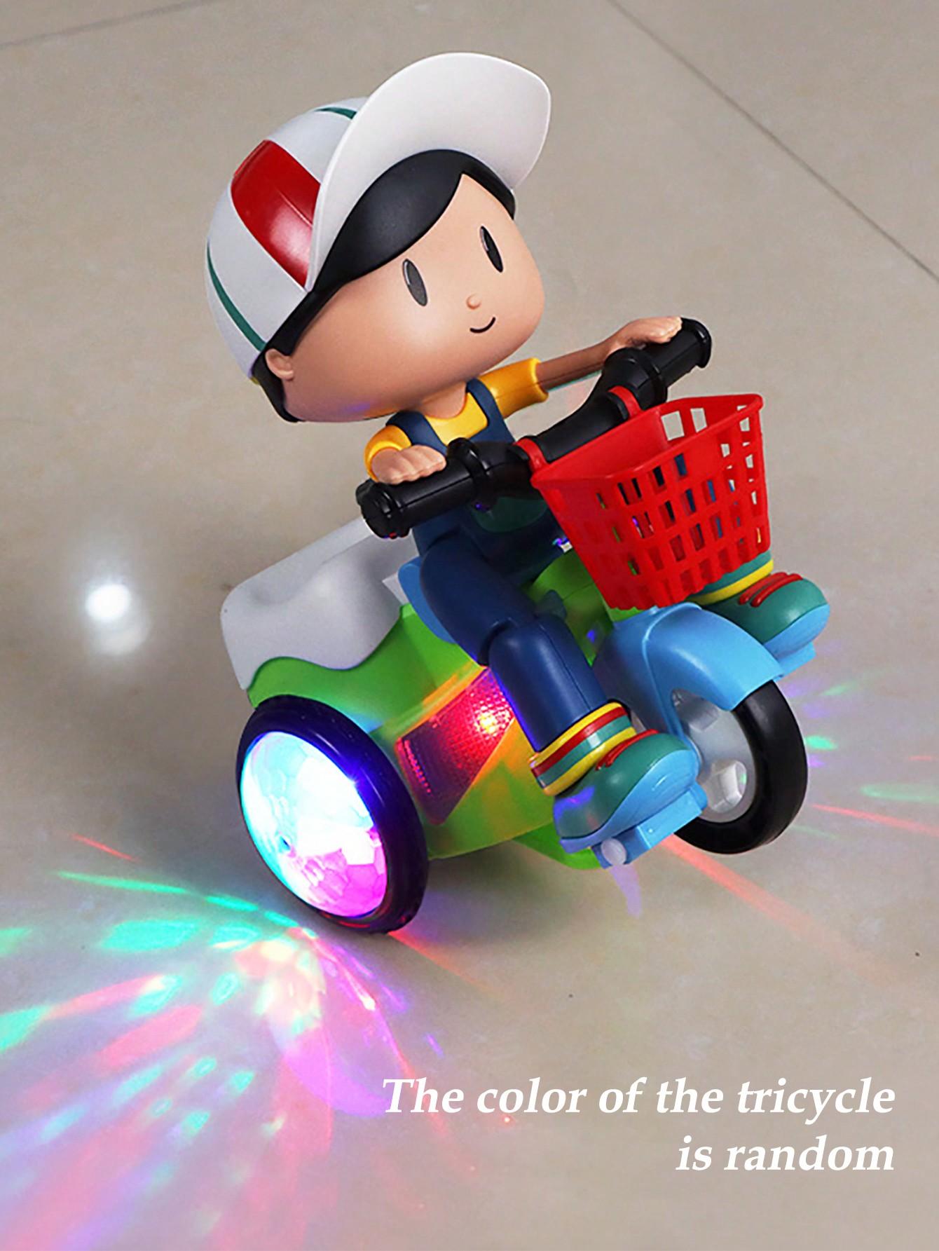 

360 ° Rotating Light Music Stunt Car, Automatic Deformation Obstacle Avoidance Toy Car, Perfect Christmas Halloween Gift Easter Gift [Without Battery]