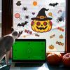 Halloween Pumpkin, Bat, Spider, Balcony, Home, Window Decoration, Window Stickers