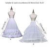 Women Crinoline Petticoat with Hoops Full Slip Underskirt Cosplay Costume