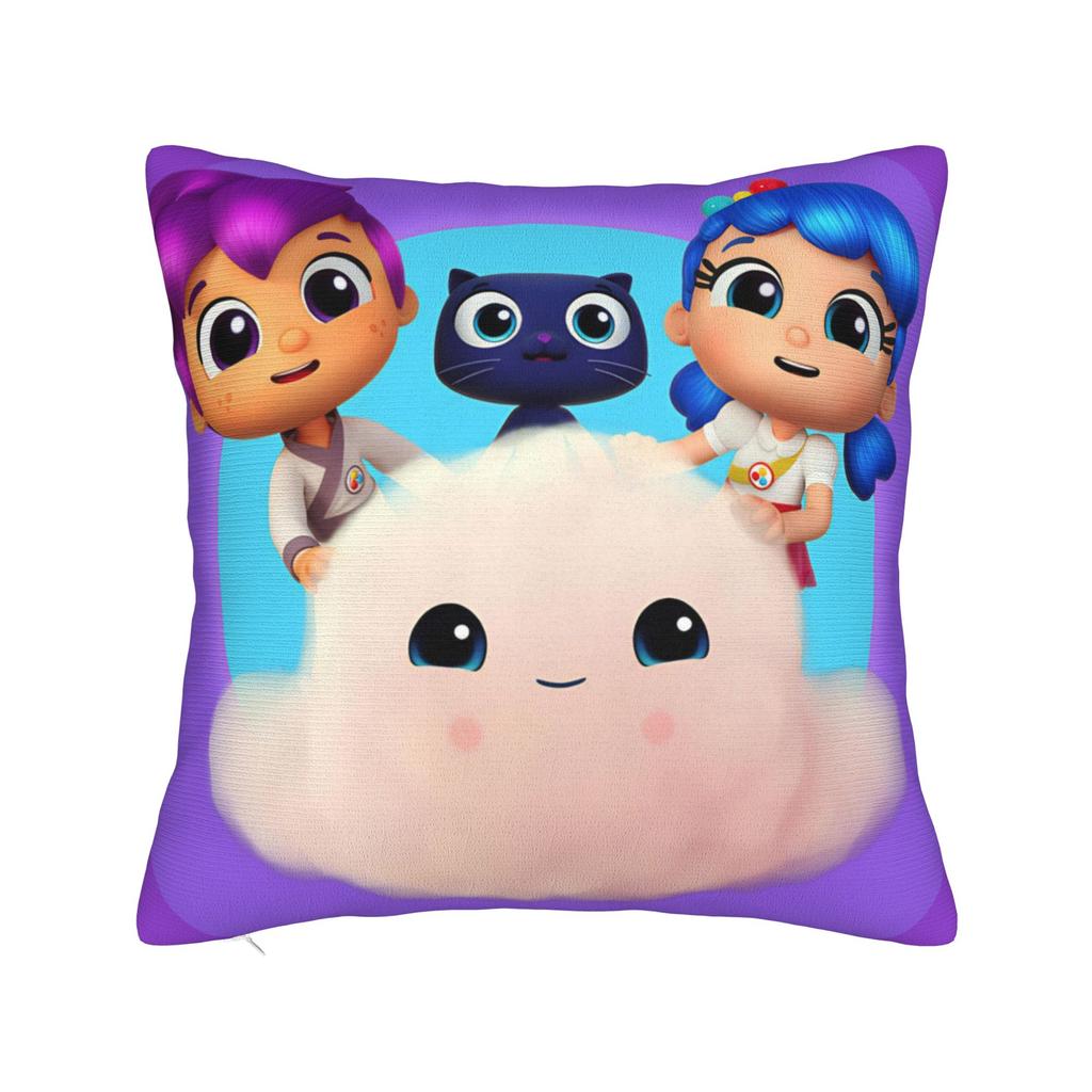 True Rainbows Kingdoms Cartoon Pillowcase Polyester Cushion Cover Decorations Throw Pillow Case Cover Home Zippered 45X45cm