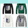 Attack on Titan Shingeki No Kyojin Cosplay Kostüm Hoodie Pullover Jacke Mäntel Mit Hochwertigen Materialien Für Ultimativen Komfort
