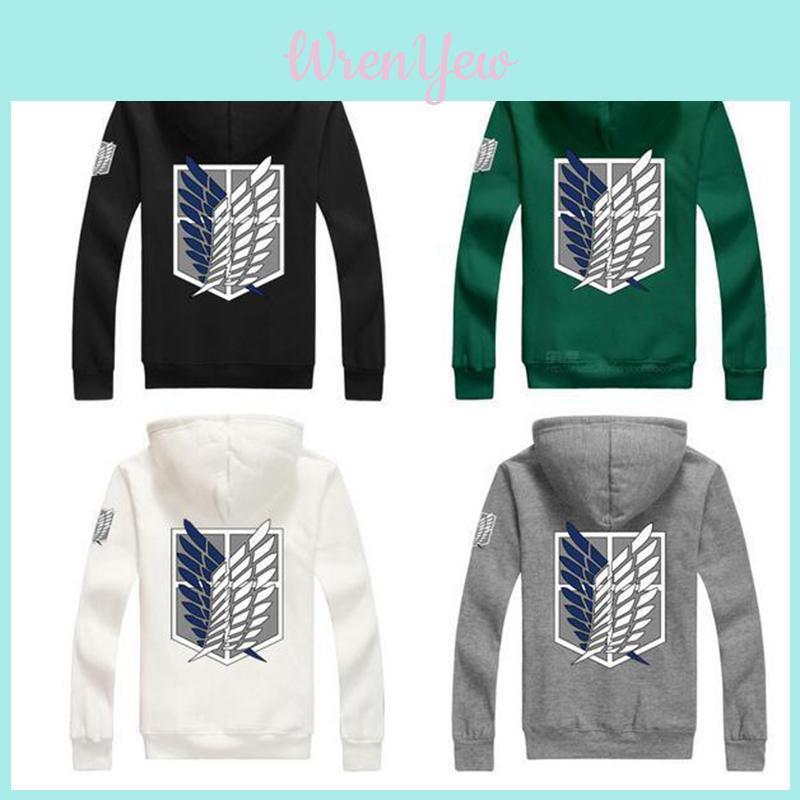 Attack on Titan Shingeki No Kyojin Cosplay Kostüm Hoodie Pullover Jacke Mäntel Mit Hochwertigen Materialien Für Ultimativen Komfort