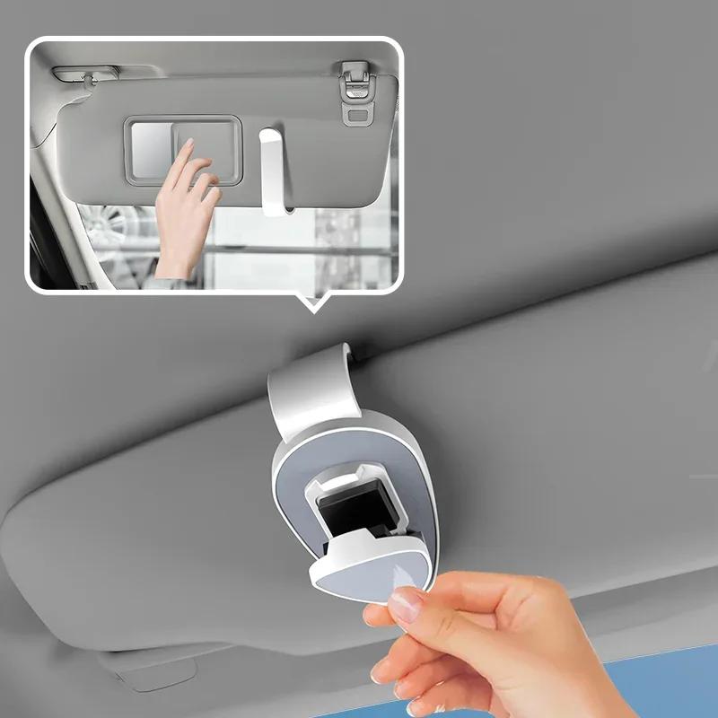 1pcs Car Glasses Clip, Car Sun Visor Storage Clip, Glasses Holder, Car Interior Sunglasses Clip, Multifunctional Clip Parts