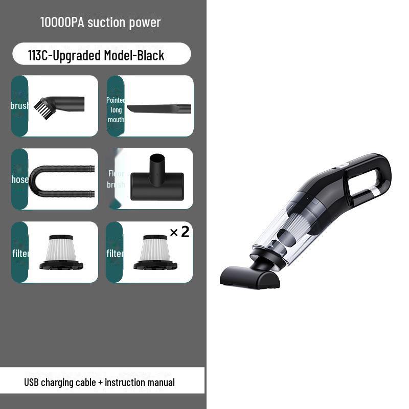 Rechargeable Handheld High-Power Portable Vacuum Cleaner for Cars and Home