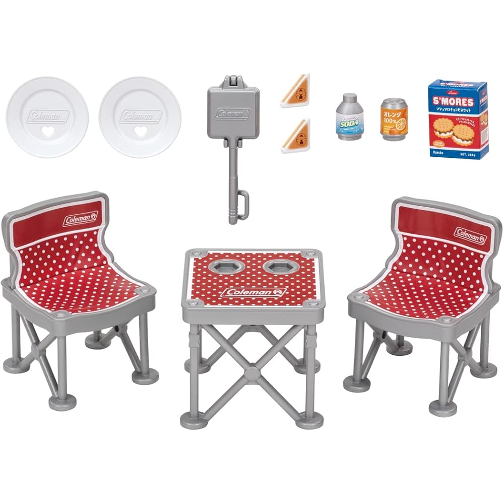 

Takara Tomy Licca-chan LF-09 Camping Chair and Table Set Doll Accessory Toy for Ages 3 and Up