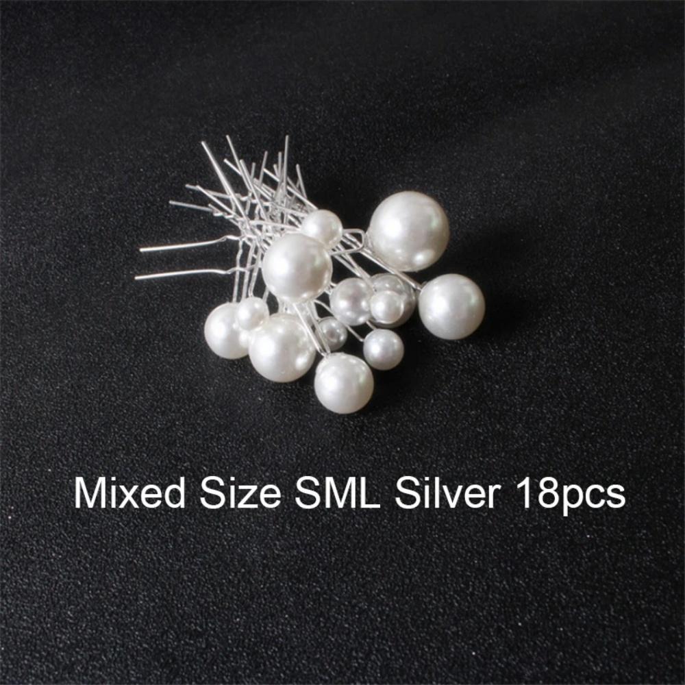 Bridal Wedding Hair Accessories Rhinestone Hair Pins Forks for Women Pearl Hairpins Bride Headpiece Party Hair Styling Tools