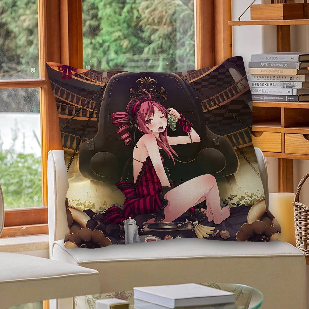 Singer Kasane Teto Cushion Cover Pillow Cover Decor Pillowcase Printed Cushion Case For Couch