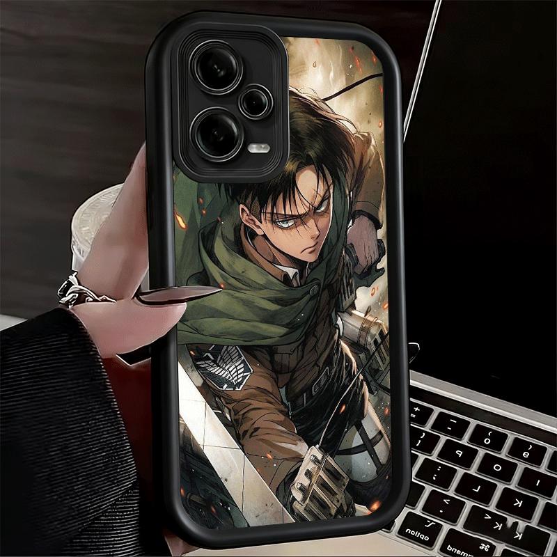 Phone Case for Xiaomi Redmi Note 15 14 13 Pro Plus A-Attack On T-Titan Levi Shell 12S 11 11S 11T 5G 14S Soft Silicone Funda